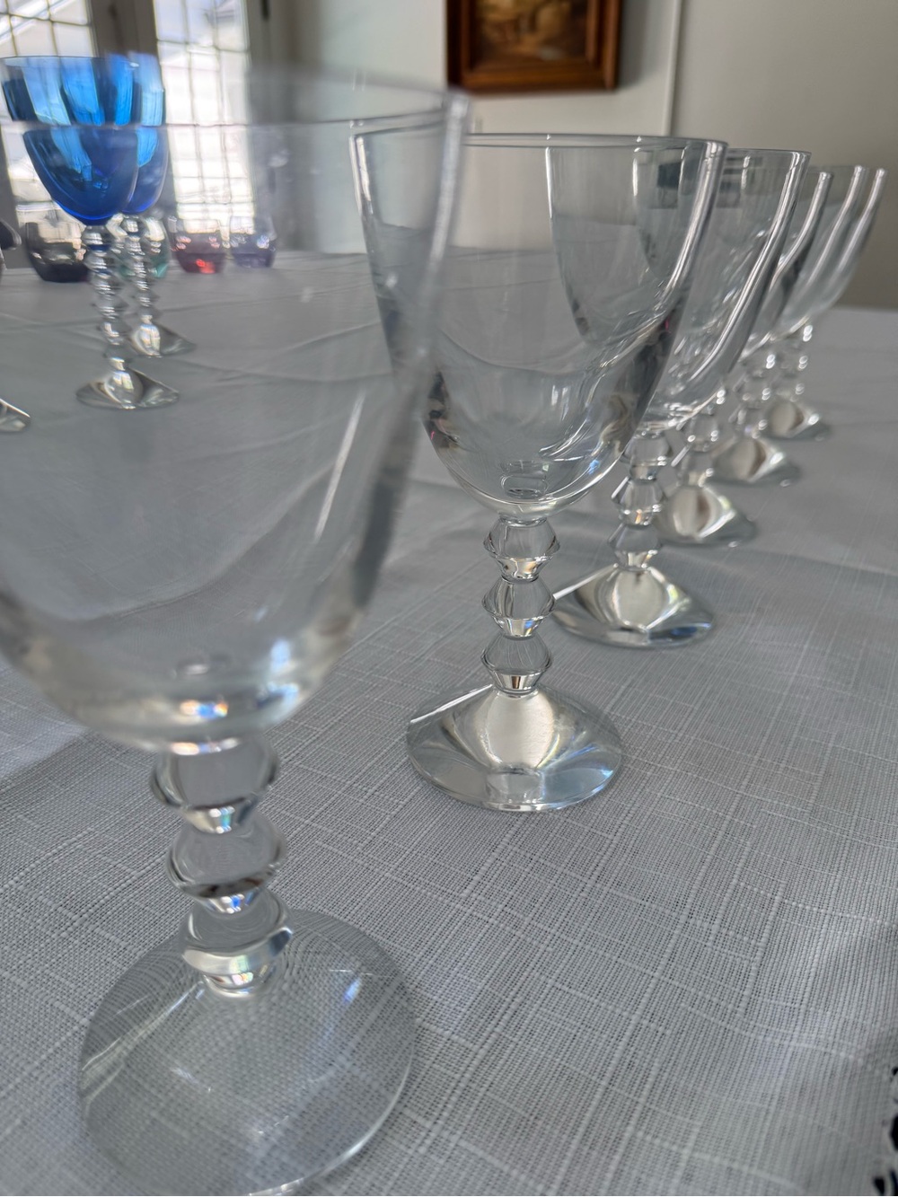 5 BACCARAT VEGA WINE GLASSES AUTHENTIC